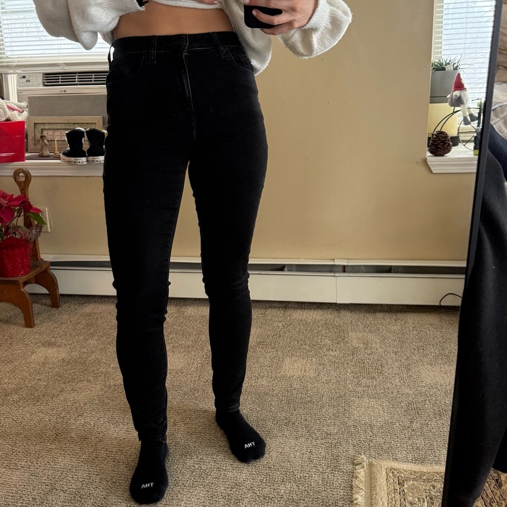 Abercrombie & Fitch Women's Black Skinny Jeans